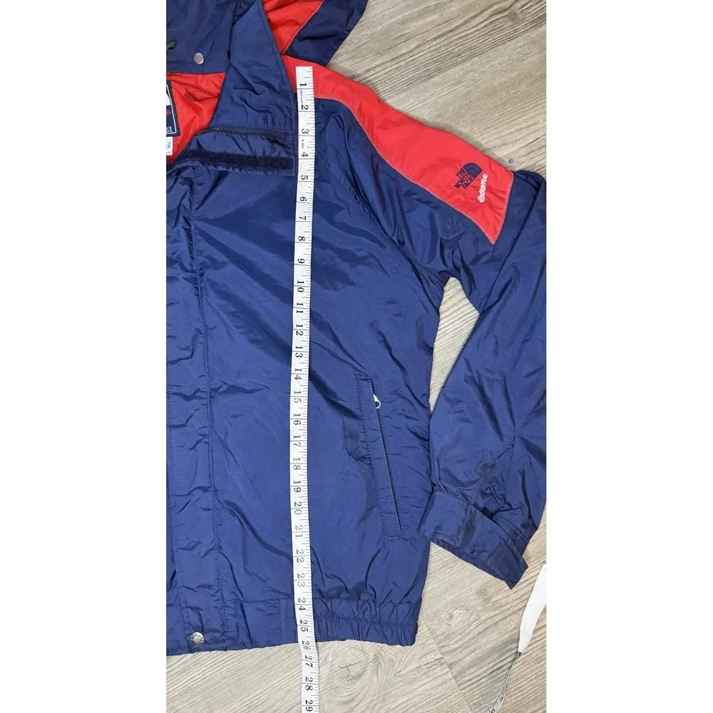 Vintage The North Face Extreme Gore-Tex Jacket XL USA Made Hooded Blue Red 90s
